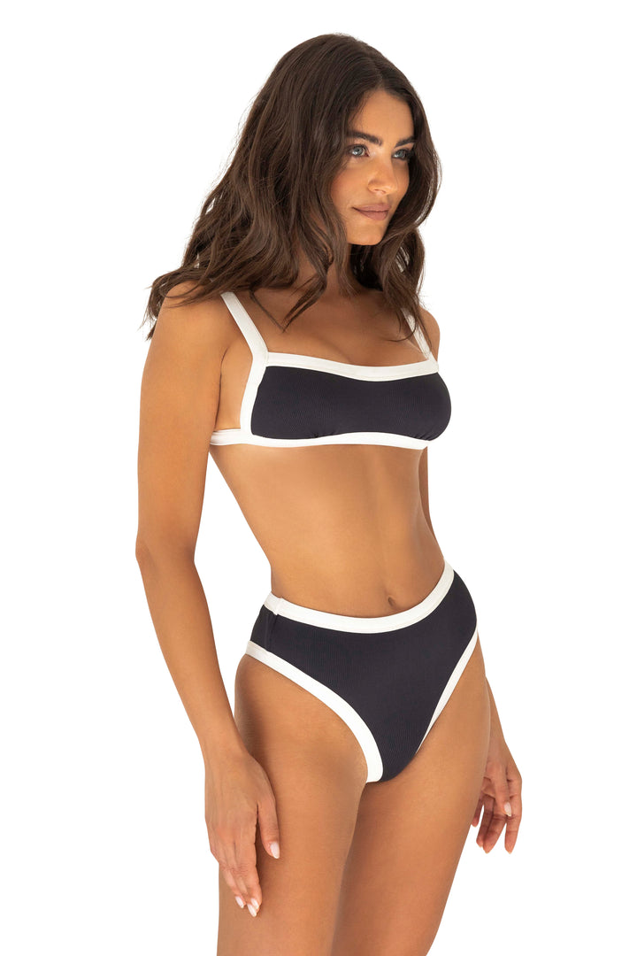 Marlow Top - (Striped Onyx/Onyx)