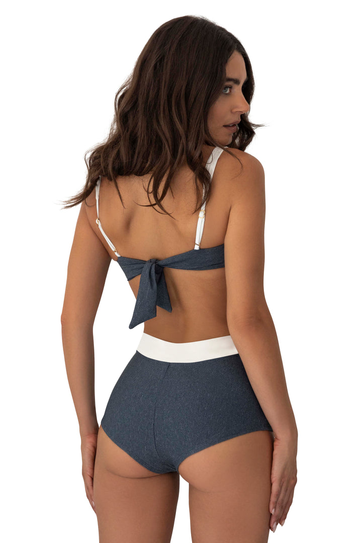 Kati Bottom - (Denim/Vanilla)
