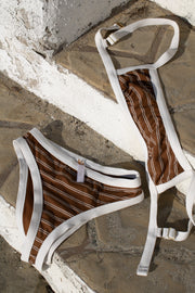 Josie Bottom - (Ribbed Toffee Stirpe/Ribbed Toffee)