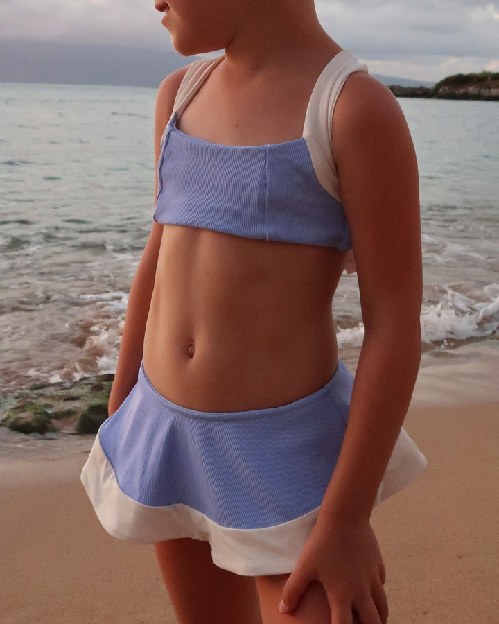 Kids Haven Set - (Ribbed Periwinkle/Periwinkle)