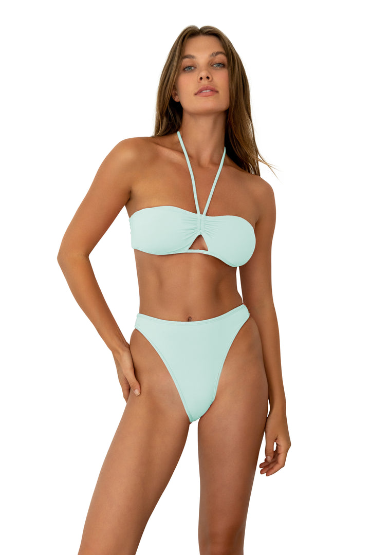 Bree Top - (Seafoam Scrunch/Seafoam)