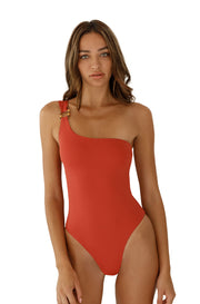 Amara One Piece - (Terracotta/Bone)