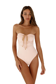 Kyra One Piece- (Sand/Peach)