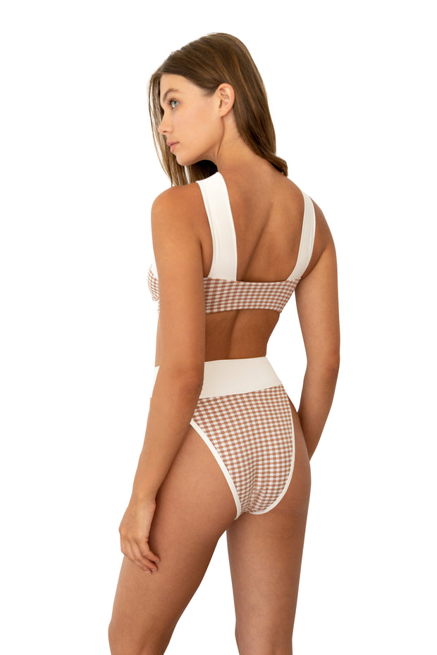 Camilia Bottom - (Bronze Gingham/Bronze)