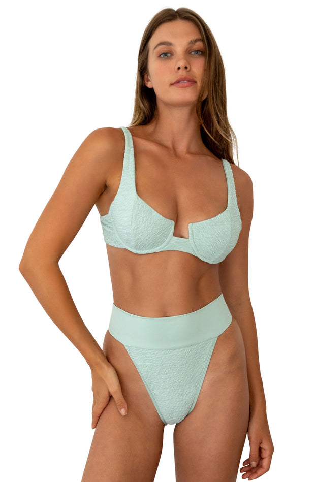 X Jessi Malay Camilia Bottom - (Seafoam Scrunch/Seafoam)