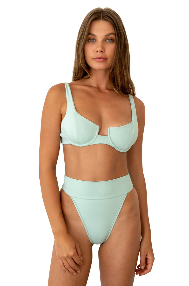 X Jessi Malay Camilia Bottom - (Seafoam Scrunch/Seafoam)