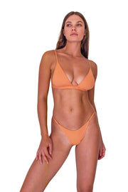 Sienna Top - (Apricot Stripe/Apricot)