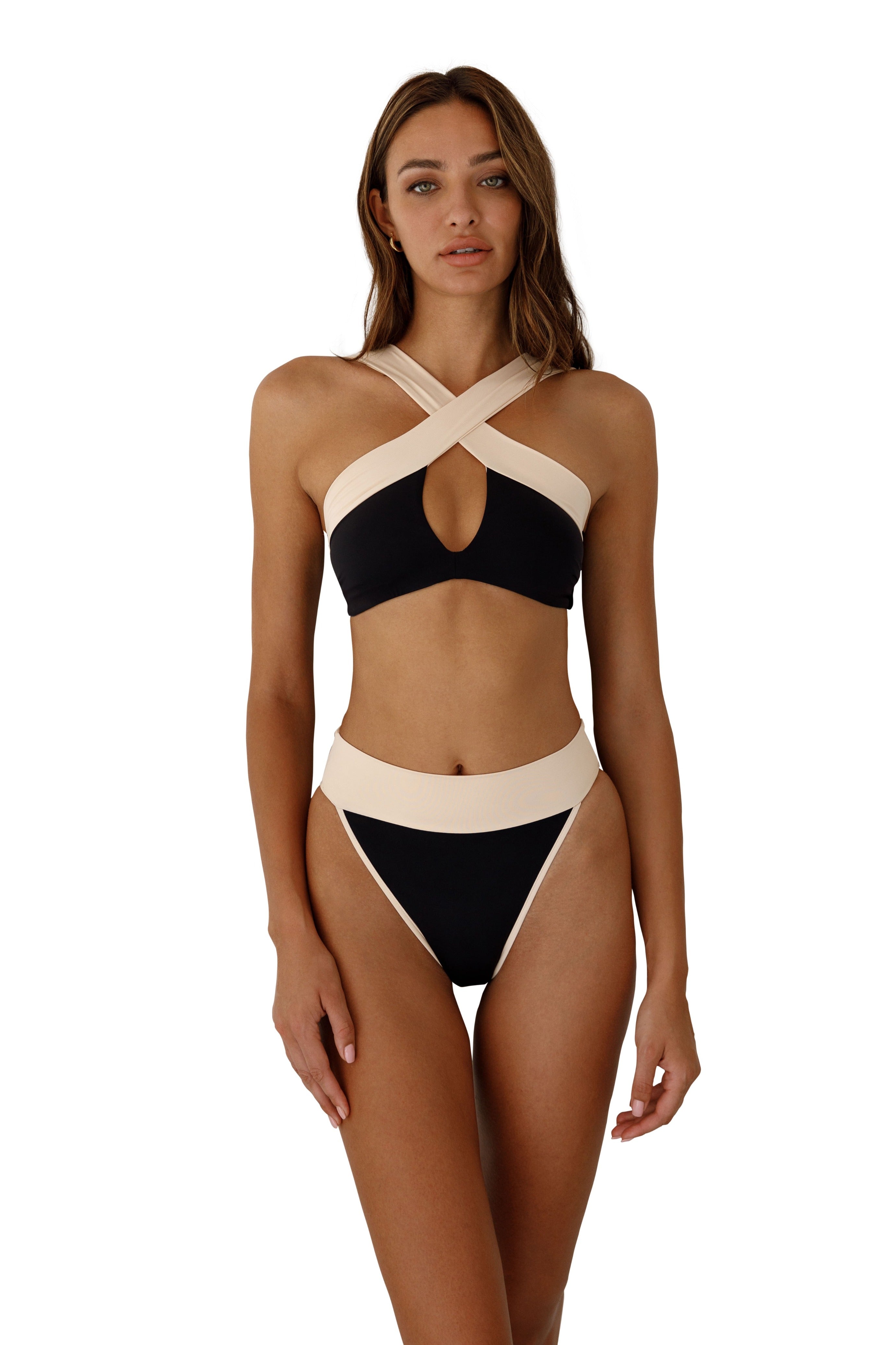 Coco Top - (Black/Bone) – KYA swim